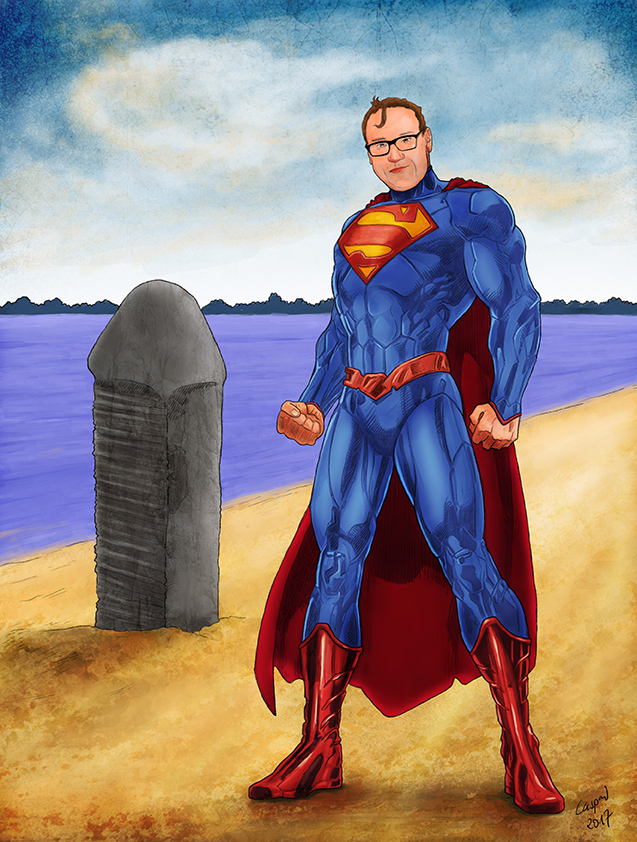Read more about the article Superman am Strand